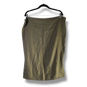 XZ XIFA Size 20"x26" French Linen Pillowcase Green Earthy Boho Bedding Cover